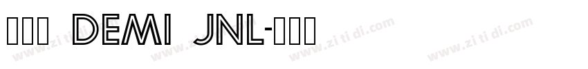 触控笔 Demi JNL字体转换